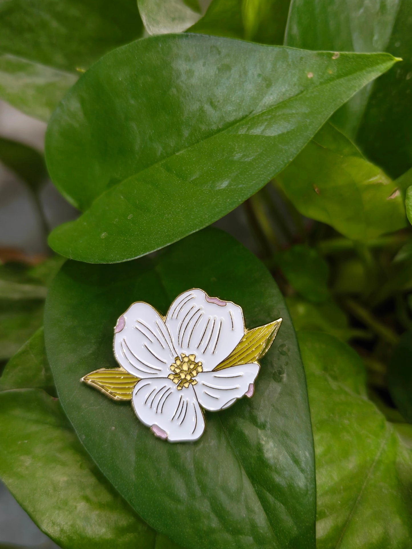 Flowering Dogwood Enamel Pin (Pre-Order)