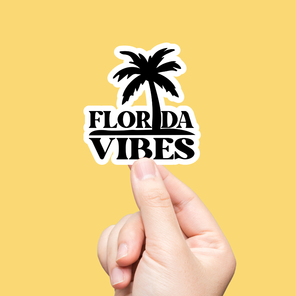 Florida Vibes Taylor Swift Swiftie Sticker 3” Vinyl Sticker Decal Waterproof Original Art