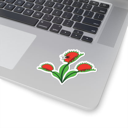 Venus Flytrap 3” Vinyl Sticker Original Art - North Carolina native plant