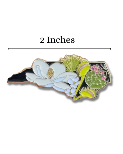 North Carolina State Native Plants Enamel Pin