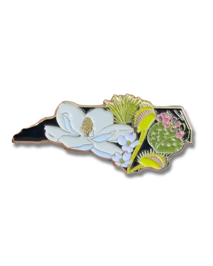 North Carolina State Native Plants Enamel Pin