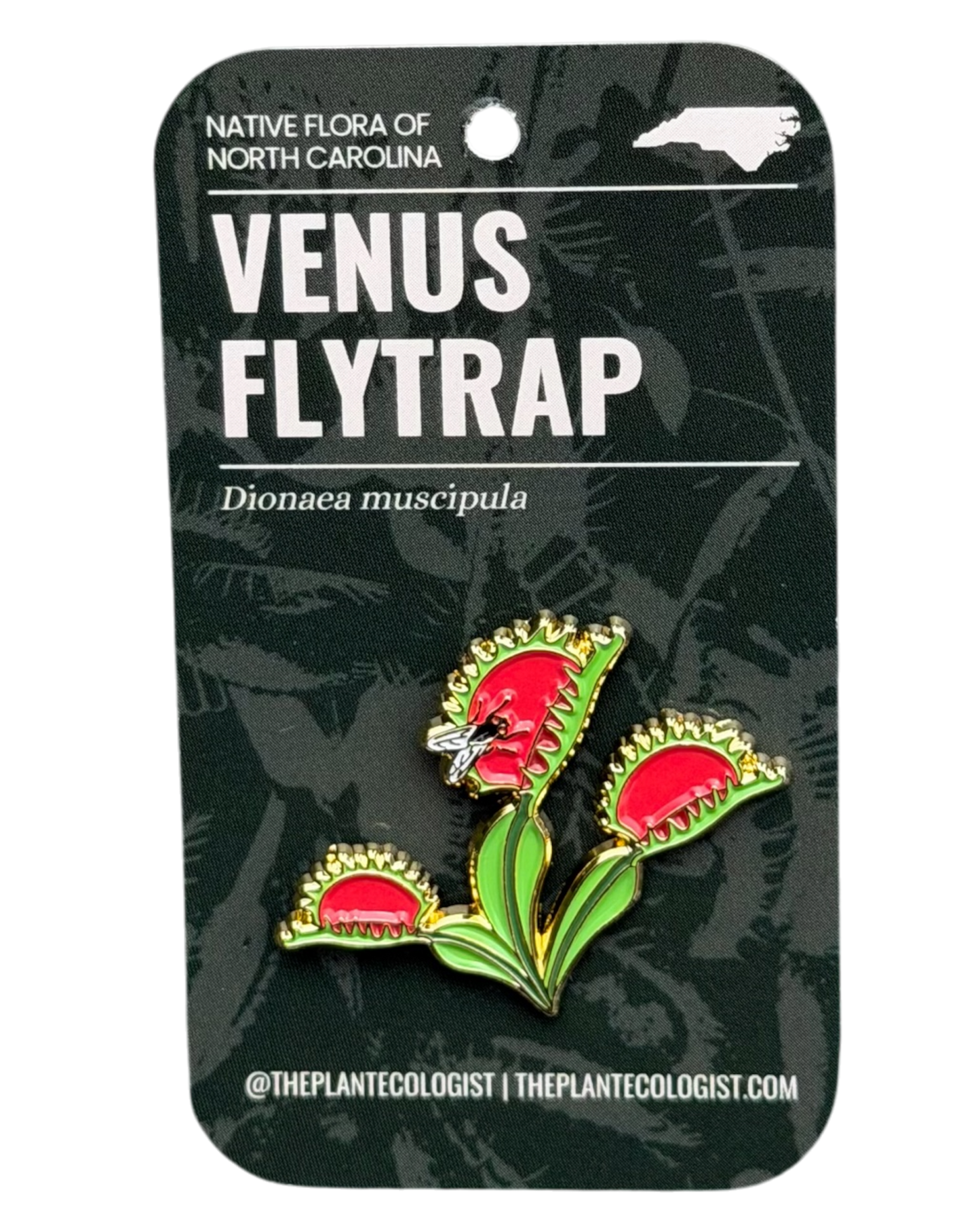 Venus Flytrap Enamel Pin - North Carolina native plant