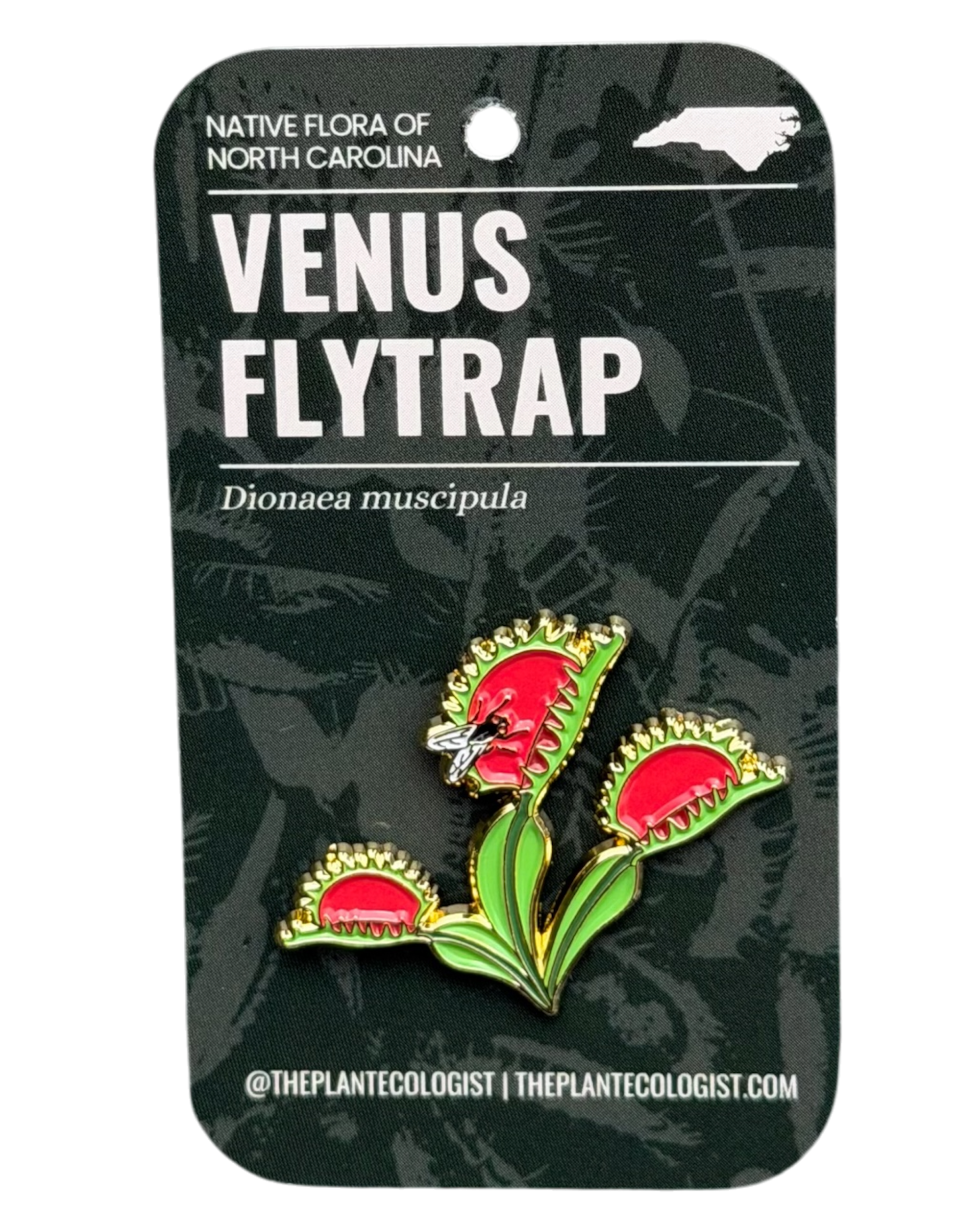 Venus Flytrap Enamel Pin – NC Native | The Plant Ecologist