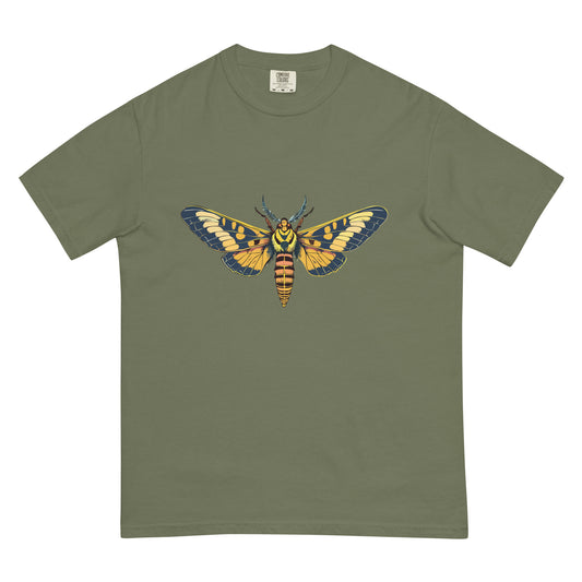 Hawkmoth Graphic Comfort Colors T-Shirt – Bold Nature-Inspired Design